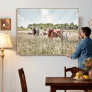 Texas Longhorn Cattle Wall Art Canvas Print: Western Ranch by MyGreatCanvas | Canvas Wall Art Prints | Photo Prints & Wall Decor