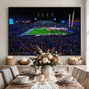 Ole Miss Rebels Vaught Hemingway Stadium Wall Art Canvas