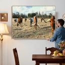 Texas Longhorn Wall Art Canvas Print, Western Ranch Cattle by MyGreatCanvas | Canvas Wall Art Prints | Photo Prints & Wall Decor