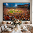 Clemson Tigers Memorial Stadium Wall Art Canvas Print