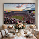 Donald W. Reynolds Razorback Stadium Wall Art Canvas Print –