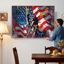 USA Statue of Liberty Graffiti Street Art Wall Art Canvas by MyGreatCanvas | Canvas Wall Art Prints | Photo Prints & Wall Decor