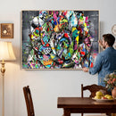 Abstract Graffiti Collage Street Art Wall Art Canvas Print by MyGreatCanvas | Canvas Wall Art Prints | Photo Prints & Wall Decor