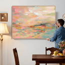 Abstract Pastel Landscape Wall Art Canvas Print – Soft Pink by MyGreatCanvas | Canvas Wall Art Prints | Photo Prints & Wall Decor