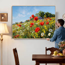 Wildflower Meadow Wall Art Canvas Print – Colorful Poppy and by MyGreatCanvas | Canvas Wall Art Prints | Photo Prints & Wall Decor
