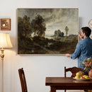 Adolf Dressler Landscape of the Oder River Wall Art Canvas by MyGreatCanvas | Canvas Wall Art Prints | Photo Prints & Wall Decor