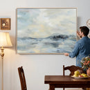 Abstract Coastal Landscape Wall Art Canvas Print – Soft Blue by MyGreatCanvas | Canvas Wall Art Prints | Photo Prints & Wall Decor