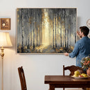 Abstract Birch Forest Wall Art Canvas Print – Modern Neutral by MyGreatCanvas | Canvas Wall Art Prints | Photo Prints & Wall Decor