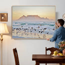 Seagulls Over Ocean Wall Art Canvas Print – Coastal Beach by MyGreatCanvas | Canvas Wall Art Prints | Photo Prints & Wall Decor