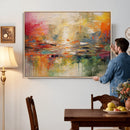 Colorful Abstract Canvas Wall Art — Large Textured Oil by MyGreatCanvas | Canvas Wall Art Prints | Photo Prints & Wall Decor