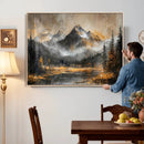 Mountain Lake Canvas Wall Art — Rustic Forest Landscape by MyGreatCanvas | Canvas Wall Art Prints | Photo Prints & Wall Decor