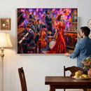 Jazz Band Canvas Wall Art — Jazz Club Singer Saxophone Print by MyGreatCanvas | Canvas Wall Art Prints | Photo Prints & Wall Decor