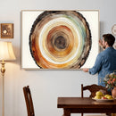 Natural Wood Slice Wall Art Canvas Print, Tree Ring Wall by MyGreatCanvas | Canvas Wall Art Prints | Photo Prints & Wall Decor