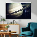 Framed Saturn Wall Art Canvas Print