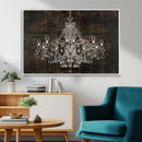 Rustic Chandelier Canvas Print by MyGreatCanvas | Canvas Wall Art Prints | Photo Prints & Wall Decor