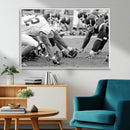 American Football Player Wall Art Canvas Print by MyGreatCanvas | Canvas Wall Art Prints | Photo Prints & Wall Decor