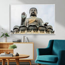 Buddha Statue Wall Art Canvas Print