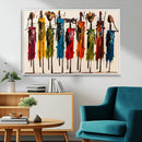 Abstract African Women Wall Art Canvas Print by MyGreatCanvas | Canvas Wall Art Prints | Photo Prints & Wall Decor