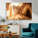 Buddha Statue Hands Wall Art Canvas Print by MyGreatCanvas | Canvas Wall Art Prints | Photo Prints & Wall Decor