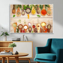 Kitchen Spice on the Table Wall Art, Kitchen Spice Wall Art by MyGreatCanvas | Canvas Wall Art Prints | Photo Prints & Wall Decor