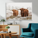 Longhorn Cattle Wall Art Canvas Print, Framed Farmhouse by MyGreatCanvas | Canvas Wall Art Prints | Photo Prints & Wall Decor
