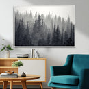 Misty Forest Canvas Wall Art – Monochrome Triptych Pine Tree by MyGreatCanvas | Canvas Wall Art Prints | Photo Prints & Wall Decor