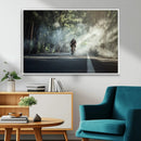 Cycling Road Bike in the Morning, Cycling Road Bike Canvas by MyGreatCanvas | Canvas Wall Art Prints | Photo Prints & Wall Decor