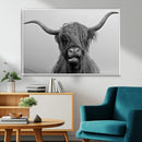 Texas Cow Wall Art Canvas, Texas Longhorn Cattle Canvas by MyGreatCanvas | Canvas Wall Art Prints | Photo Prints & Wall Decor