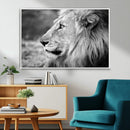 Lion Wall Art Canvas Print – Framed Majestic Wildlife by MyGreatCanvas | Canvas Wall Art Prints | Photo Prints & Wall Decor