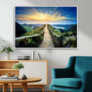 Mountain and Sunset Wall Art Canvas Print by MyGreatCanvas | Canvas Wall Art Prints | Photo Prints & Wall Decor