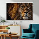 Mighty Lion Wall Art Canvas Print – Majestic Animal Portrait by MyGreatCanvas | Canvas Wall Art Prints | Photo Prints & Wall Decor