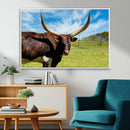 Longhorn and Cow Wall Art, Country Cow Wall Decor Canvas by MyGreatCanvas | Canvas Wall Art Prints | Photo Prints & Wall Decor