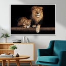 Lion Canvas Wall Art – Majestic Animal Print Artwork for by MyGreatCanvas | Canvas Wall Art Prints | Photo Prints & Wall Decor