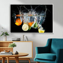 Kitchen Wall Art, Kitchen Fruits Art Canvas Print