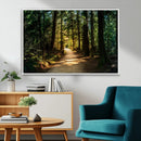 Natural Landscape Wall Art Relaxing Forest Canvas Print
