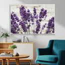 Lavender Canvas Wall Art Flower Print