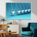 Wall Art Newton's Cradle Canvas Print, Framed Newton Cradle by MyGreatCanvas | Canvas Wall Art Prints | Photo Prints & Wall Decor
