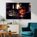 Whiskey and Cigar Canvas – Luxurious Wall Art for Home or