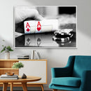 Aces Poker Art Poker Game Wall Art Canvas Print by MyGreatCanvas | Canvas Wall Art Prints | Photo Prints & Wall Decor