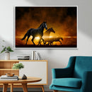 Horse Wall Art Canvas Print, Multi Panel Animal Canvas Print