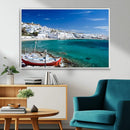 Santorini Wall Art Canvas Print