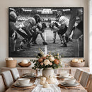 American Football Wall Art Canvas Print Framed Stadium Sport