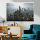 Disney Castle Wall Art Canvas Print, Living Kids Home Room