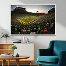 Oregon Stadium Canvas Wall Art - Captivating Game Day Scene