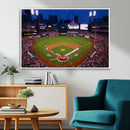 St. Louis Cardinals Baseball Team Print - Busch Stadium Wall by MyGreatCanvas | Canvas Wall Art Prints | Photo Prints & Wall Decor