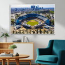 Los Angeles Dodgers Dodger Stadium Wall Art Canvas Print -