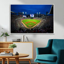 Truist Park Night Game Canvas Art - Atlanta Braves Stadium