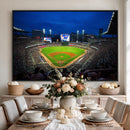 Truist Park Night Game Canvas Art - Atlanta Braves Stadium
