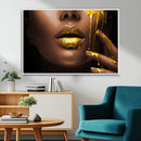 African American Art Black Woman Canvas Print, African Wall