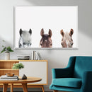 Horse Wall Art - Minimalist Horse Triptych Wall Art – Modern by MyGreatCanvas | Canvas Wall Art Prints | Photo Prints & Wall Decor
